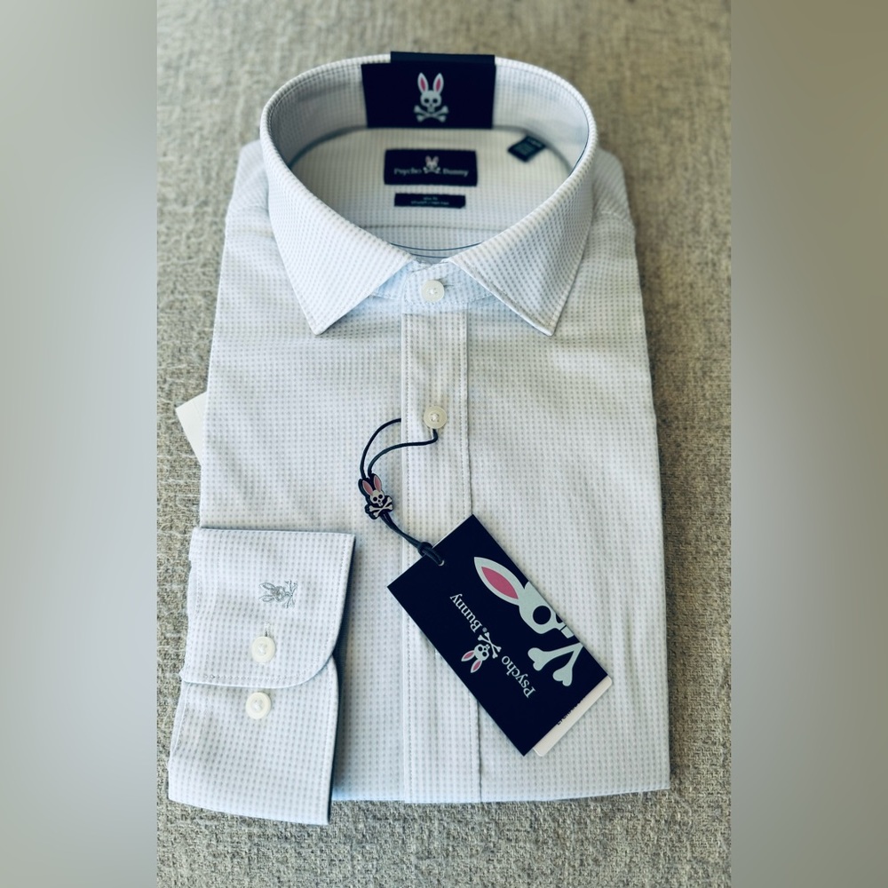 Psych Bunny non iron slim fit shirt
